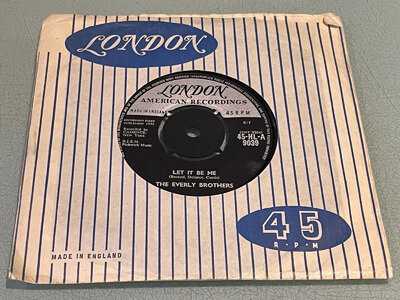 The Everly Brothers - Let It Be Me - Vinyl Record 7" Single - 1959 London