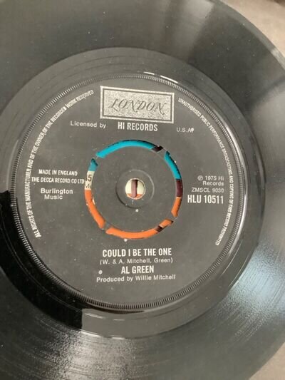 Al Green. Full of Fire. 7” Single VG+. London. 1975