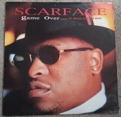 SCARFACE GAME OVER - ORIGINAL UK 12" VINYL SINGLE FEATURING DR DRE ICE CUBE TOO