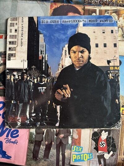 Ice Cube - AmeriKKKa's Most Wanted - Hip Hop 12" 1990 4th & Broadway LP - Record