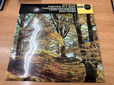 Beethoven Symphony no.9 Choral Erich Kleiber Vienna Phil. Vinyl LP Plays Perfect