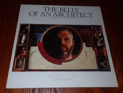 WIM MERTENS GLENN BRANCA MUSIC FROM THE BELLY OF AN ARCHITECT VINYL LP EX/EX