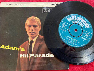 Adam Faith Parlophone EP GEP8811 Adam’s Hit Parade Mono VG+