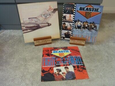 BEASTIE BOYS - Licensed To Ill/She's On It/Fight For Your Right 3 x 1st LP/12"