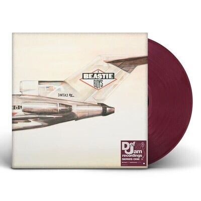 Beastie Boys Licensed To Ill Limited Edition Burgundy Vinyl LP New Sealed