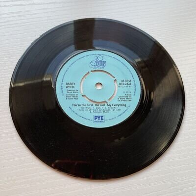 Barry White You're The First The Last My Everything 7" Hit Record