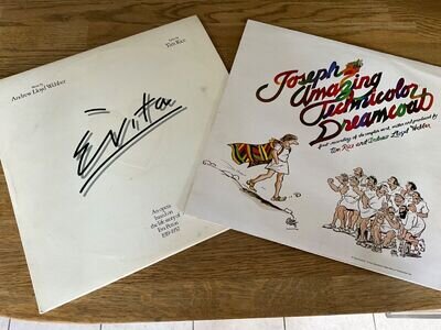 EVITA & JOSEPH - ANDREW LLOYD WEBBER ALBUMS VINYL