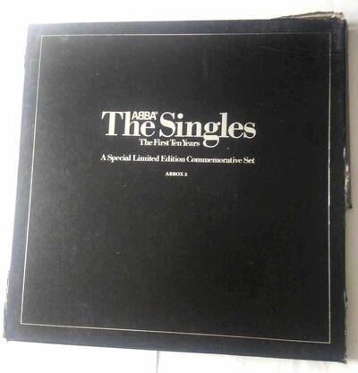 ABBA THE SINGLES FIRST 10 YEARS BOX SET LTD EDITION 2 PICTURE DISCS + POSTER ETC