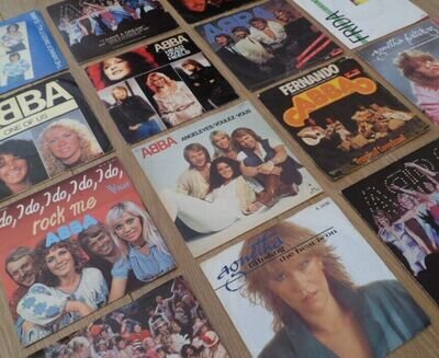 ABBA 7" Vinyl Records Great Hits / Songs All Listed Singles 45rpm incl PIC