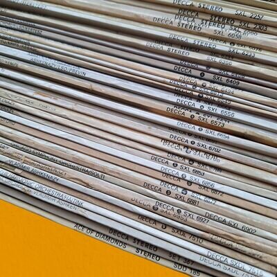 45x Decca SXL SDD SET Stereo Classical Vinyl Record Collection Narrow Band