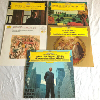 DGG Kubelik DVORAK Symphony 7 8 New World Classical Vinyl LP Record Job Lot