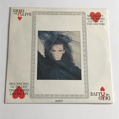 Dead Or Alive - My Heart Goes Bang 7" Vinyl Record - A6571 EX/EX