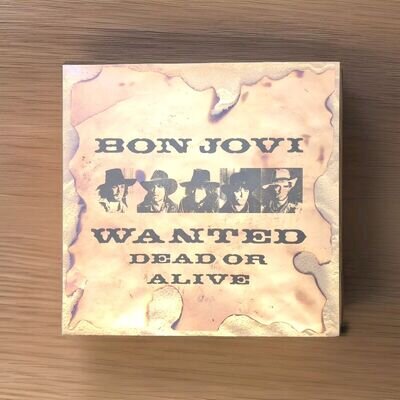 Bon Jovi -Wanted Dead Or Alive - 12” Vinyl Single 1987 Vertigo Nr Mint G925