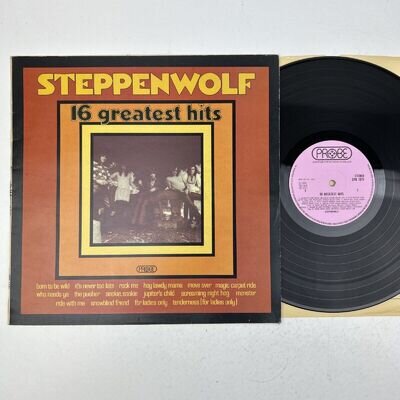 Steppenwolf - 16 Greatest Hits LP Vinyl Record VG+/VG+ 1973 Compilation UK Album