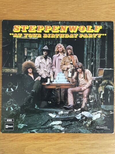 STEPPENWOLF At Your Birthday Party" UK LP - SSL 5011 A1/B1 EX/VG+ 1969 * Rare *