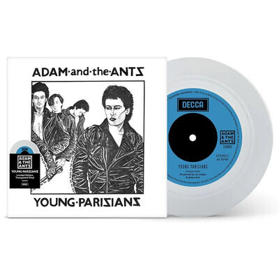 Adam And The Ants: Young Parisians Transparent Coloured Vinyl 7" Single