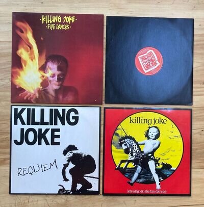 Killing Joke vinyl bundle. Original 1980s records. Great condition.