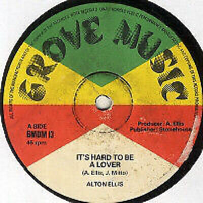 Alton Ellis - It's Hard To Be A Lover - Used Vinyl Record 12 - Q12170z