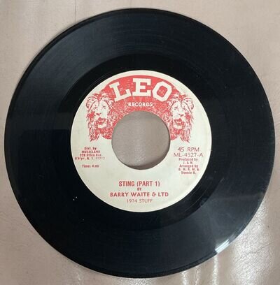 Barry Waite & Ltd - Sting (part 1) - 7" Single