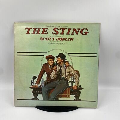 The Sting Original Motion Picture Soundtrack Vinyl Record 1974 VG+/VG LP Record