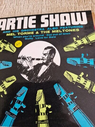 ARTIE SHAW " FEATURING MEL TORME & MELTONES " 7 INCH VINYL