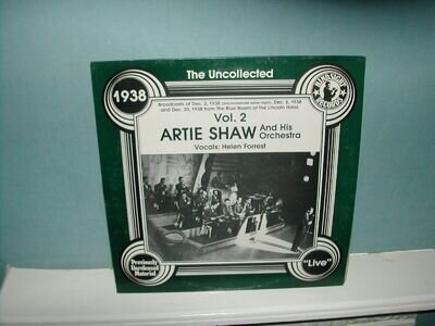 Artie Shaw-The uncollected vol2 1938 LP 1979