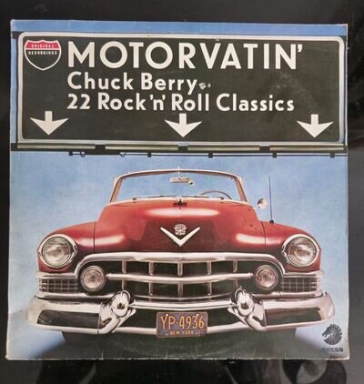 MOTORVATIN' CHUCK BERRY VINYL ALBUM LP (ORIGINAL 1977) FREE UK DELIVERY