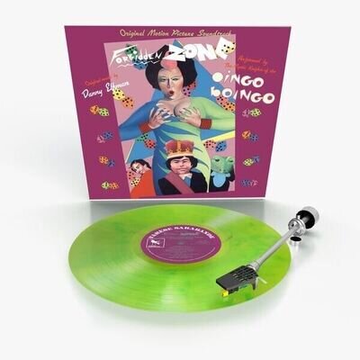 FORBIDDEN ZONE SOUNDTRACK LP - NEW - DANNY ELFMAN - OINGO BOINGO - GREEN VINYL