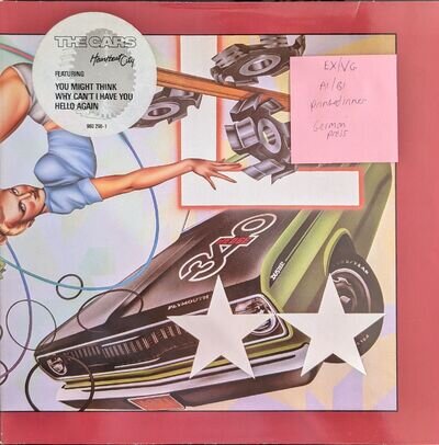 The Cars Heartbeat City Vinyl Record EX/VG 960296-1 1984 1st Press