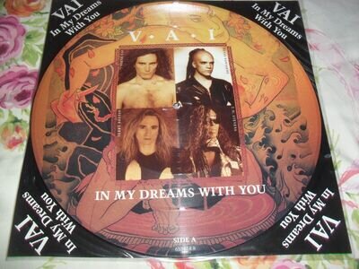 STEVE VAI -IN MY DREAMS WITH YOU- AWESOME RARE 4 TRACK 12" EP LTD PICTURE MINT