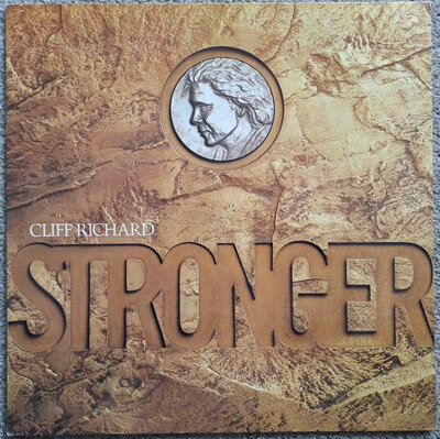 ! Cliff Richard Stronger - LP 12" Vinyl Record Album INNER 1989 EMD1012 EMIVG UK