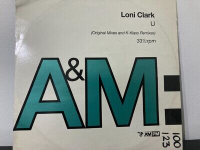 Loni Clark - U (4 Mixes) Rare UK 12" Promo Vinyl 1994 R&B Swing House