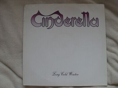 Cinderella Long Cold Winter Vinyl LP - 1988 Mercury / Polygram 834 612-1 VG