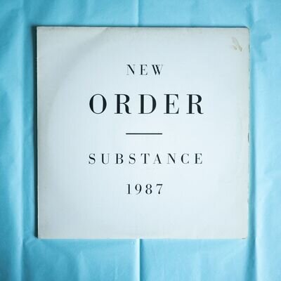 New Order - Substance 1987 - 12" Double Vinyl LP - Factory Records - FACT 200