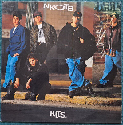 New Kids On The Block NKOTB - H.I.T.S. HITS - 12" VINYL LP ALBUM & INNER EX+