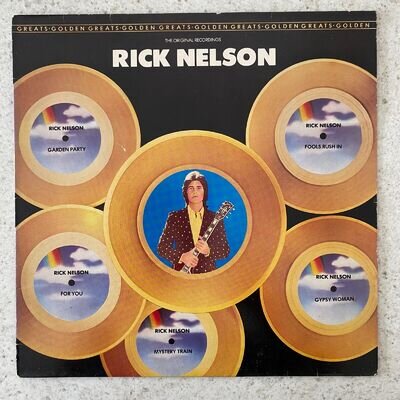 Rick Nelson, Golden Greats - Rock & Roll Vinyl LP Record 1985 (MCM 5027)