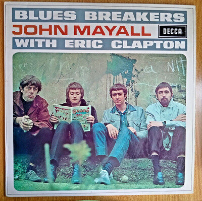 John Mayall Eric Clapton Bluesbreakers UK Laminated Vinyl Album Decca SKL 4804