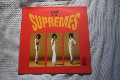 SUPREMES - MEET THE SUPREMES LP CLEAR VINYL AS NEW UNPLAYED