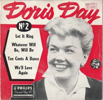 DORIS DAY DORIS DAY No 2 EP PLAYS GREAT