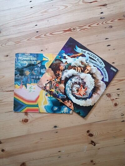 2x Moody Blues LP's-A Question Of Balance + Days Of Future Passed-Ex Condition