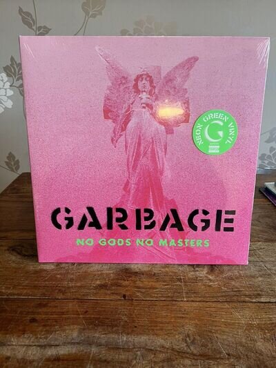 Garbage - No Gods No Masters. Neon Green Vinyl 12” Gatefold LP Mint SEALED