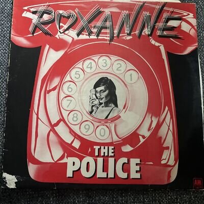 The Police - Roxanne 12" Single - AMS 7348 - A&M Records - 1978