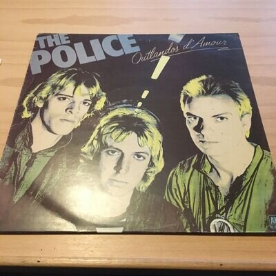 THE POLICE "Outlandos D'Amour" LP 1978 Rock/Reggae EXC/VG Roxanne, So Lonely A&M