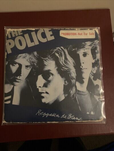 the police regatta de blanc Promo 10 Inch Vinyl Record Cover Plastic