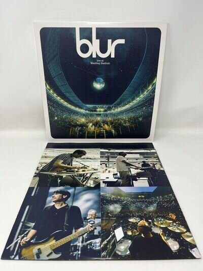 Blur Live at Wembley Stadium Double Picture Disc 12" Vinyl 2LP 2/4000