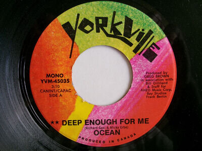 OCEAN DEEP ENOUGH FOR ME NO OTHER WOMAN YORKVILLE YVM 45035 CANADA