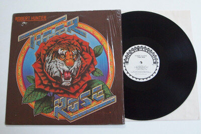 ROBERT HUNTER - TIGER ROSE LP EX VINYL Original 1975 US Album The Grateful Dead