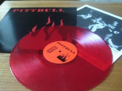 Pitbull - 1991-Nemesis red vinyl LP - + Inner / lyric sheet