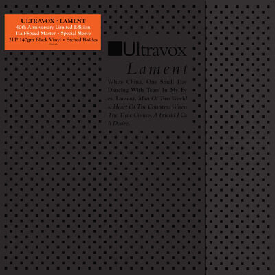 Ultravox - Lament (Chrysalis Records) 2LP Vinyl 12" Album