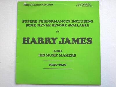 Harry James Superb Performances Including Some Never Before Available LP First H